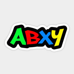 ABXY Sticker